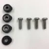 Crazyfly Hexa Binding Screws And Washers - Black(set Of 4) Discounts Apply ! -Surfing Sale crazyfly hexa screws and washers 1