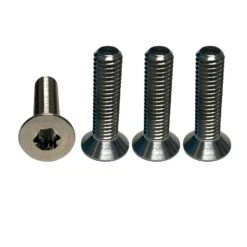 Foilite - M6 Titanium Hydrofoil Hardware Set - 4 Track Nuts And 4 M6 Screws Discounts Apply ! 10 Foilite - M6 Titanium Hydrofoil Hardware Set - 4 Track Nuts And 4 M6 Screws Discounts Apply ! -Surfing Sale foilite titanium m6 screw track nut set 4