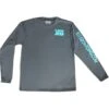 Kiteboarding.com Long Sleeve Water Jersey - Grey ONE LEFT Size XL Discounts Apply ! -Surfing Sale kb2018 water jersey grey 1