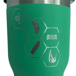 Kiteboarding.com 20 Ounce Stainless Steel Tumbler - Mint Green Discounts Apply ! -Surfing Sale kb2021 kiteboarding tumbler 20oz 8