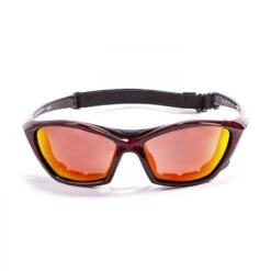 Ocean Lake Garda Kiteboarding Water Shades - Red Transparent W/Red Revo Lens Discounts Apply ! -Surfing Sale ocean lake garda glasses red transparent revo red lense 3