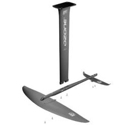 Apex V1 MA 1250 Complete Hydrofoil - 90cm Mast/78 Fuselage/210 Stabilizer Discounts Apply ! -Surfing Sale ozone apex hydrofoil wing 1250 complete 4